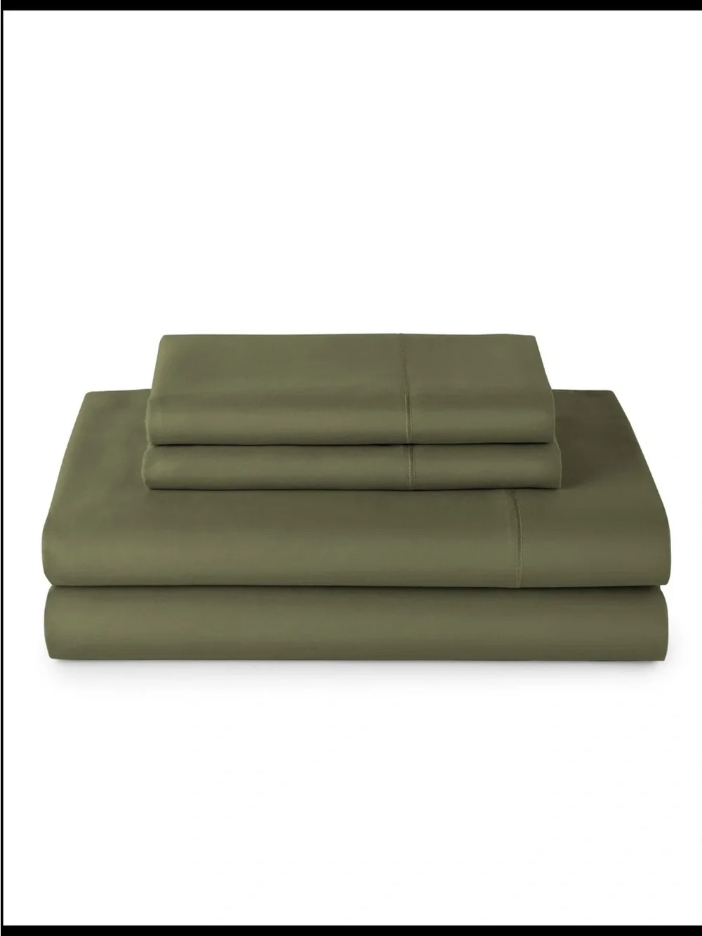 Better Home & Gardens 3pc twin Cotton Sheet sets Dark Green